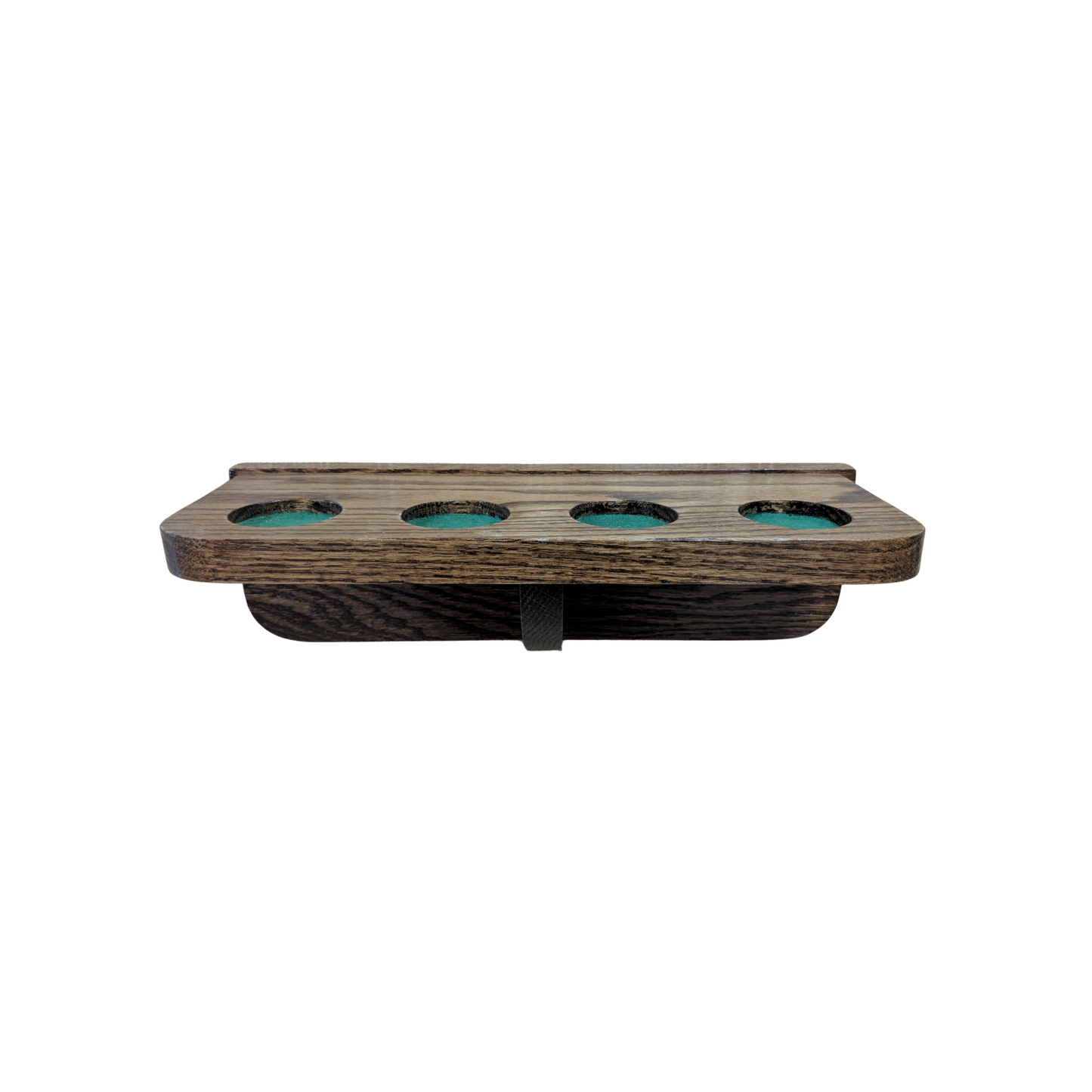 4-Club Solid Oak Golf Wall Display Rack