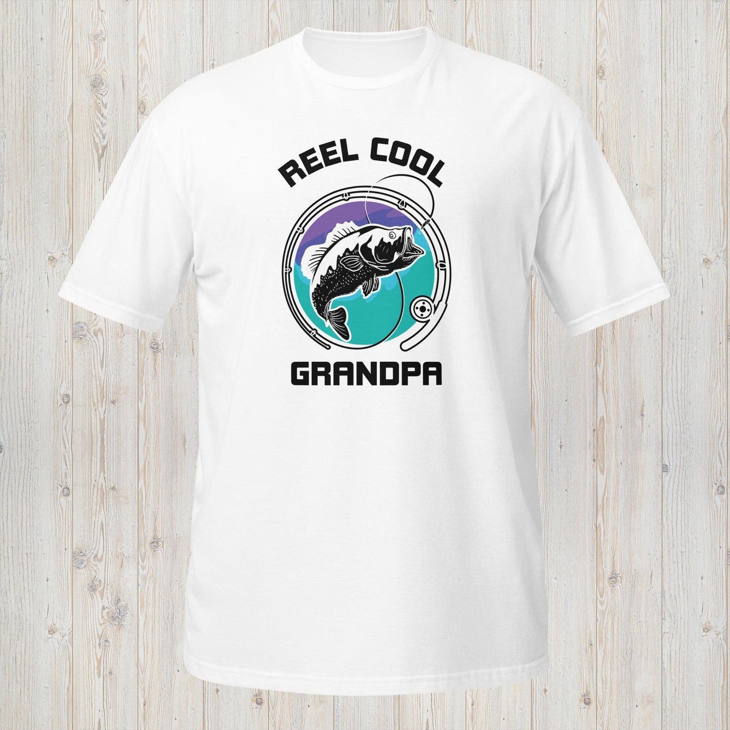 Reel Cool Grandpa Tee - A Fishing-Inspired Grandfather Shirt