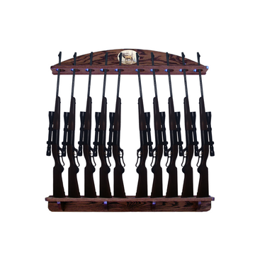 Wall Mounted Solid Oak Gun Racks – Weaver Wood Designs