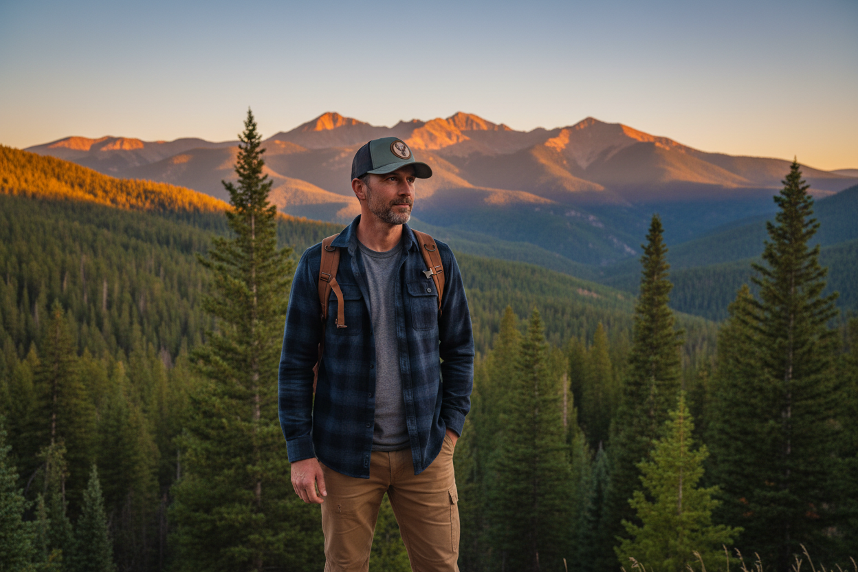 Lifestyle mountain shot