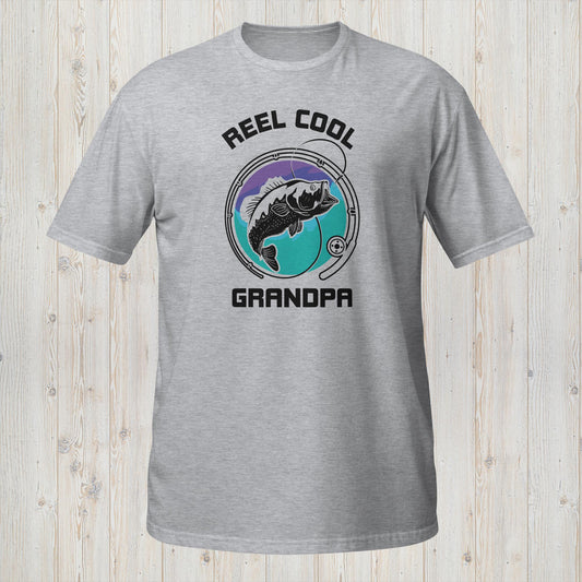 Reel Cool Grandpa Tee - A Fishing-Inspired Grandfather Shirt