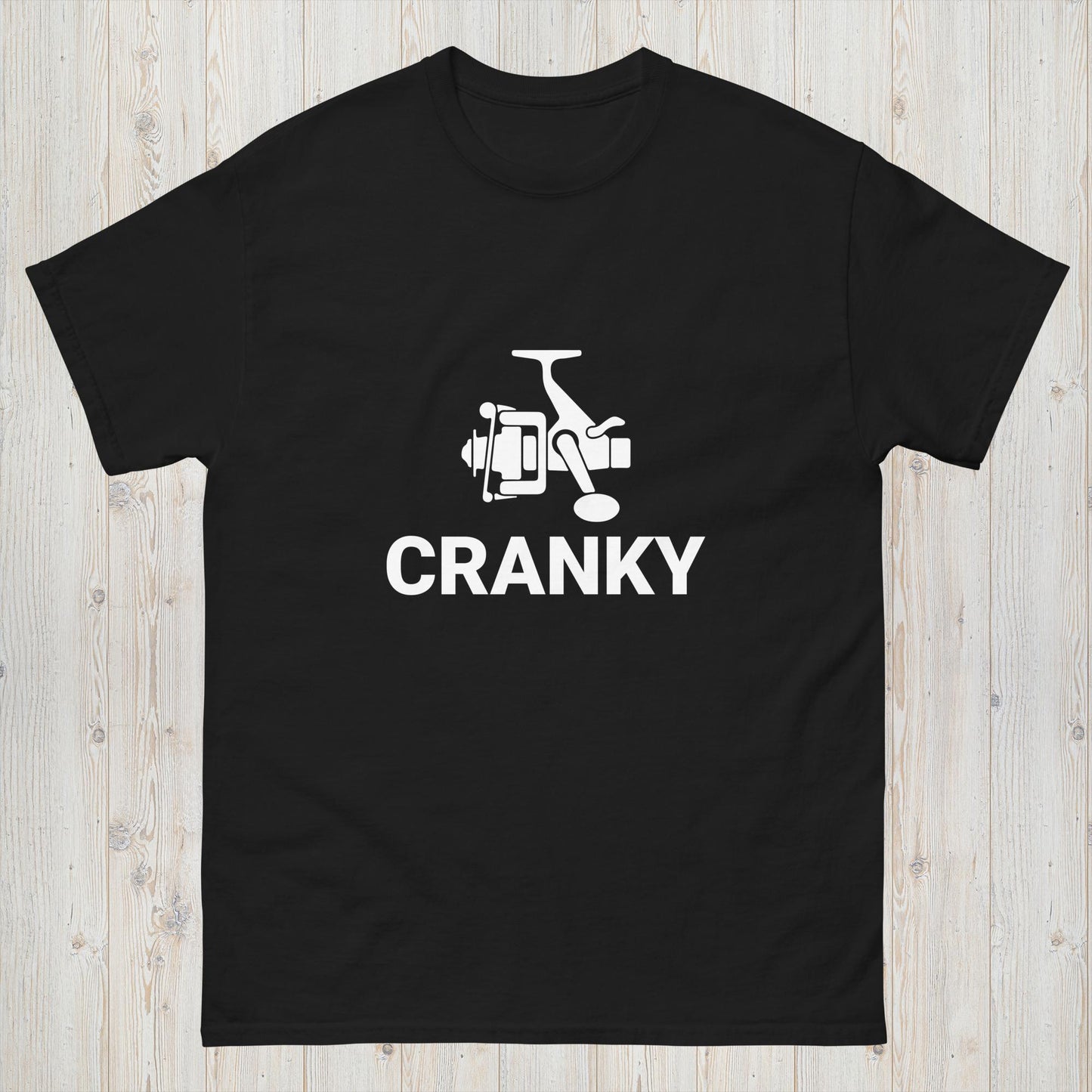 "CRANKY" Fishing Reel T-Shirt