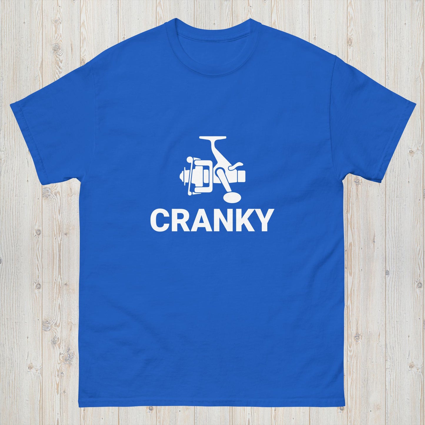 "CRANKY" Fishing Reel T-Shirt