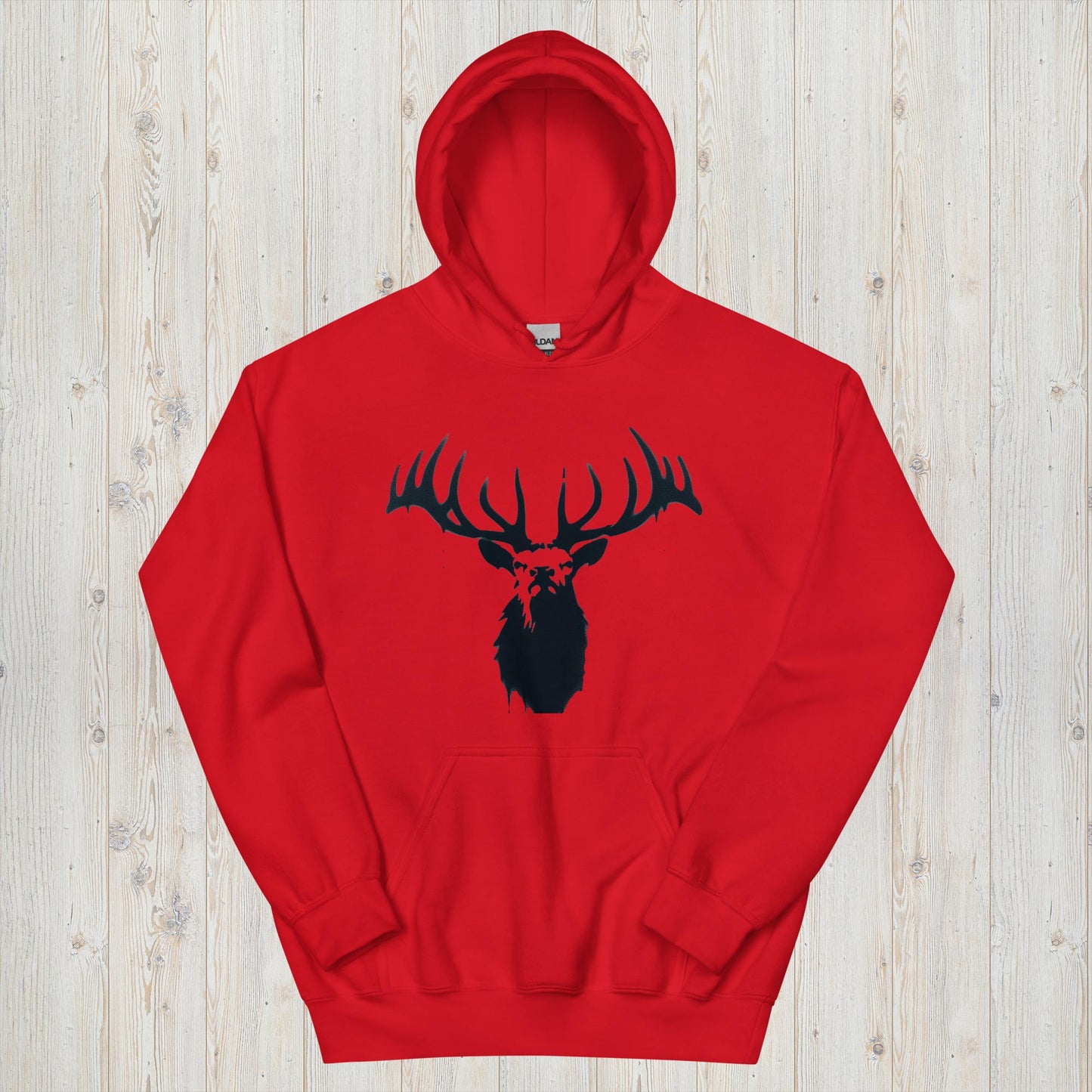 Shadowed Majesty Elk Head Hoodie