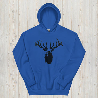 Shadowed Majesty Elk Head Hoodie