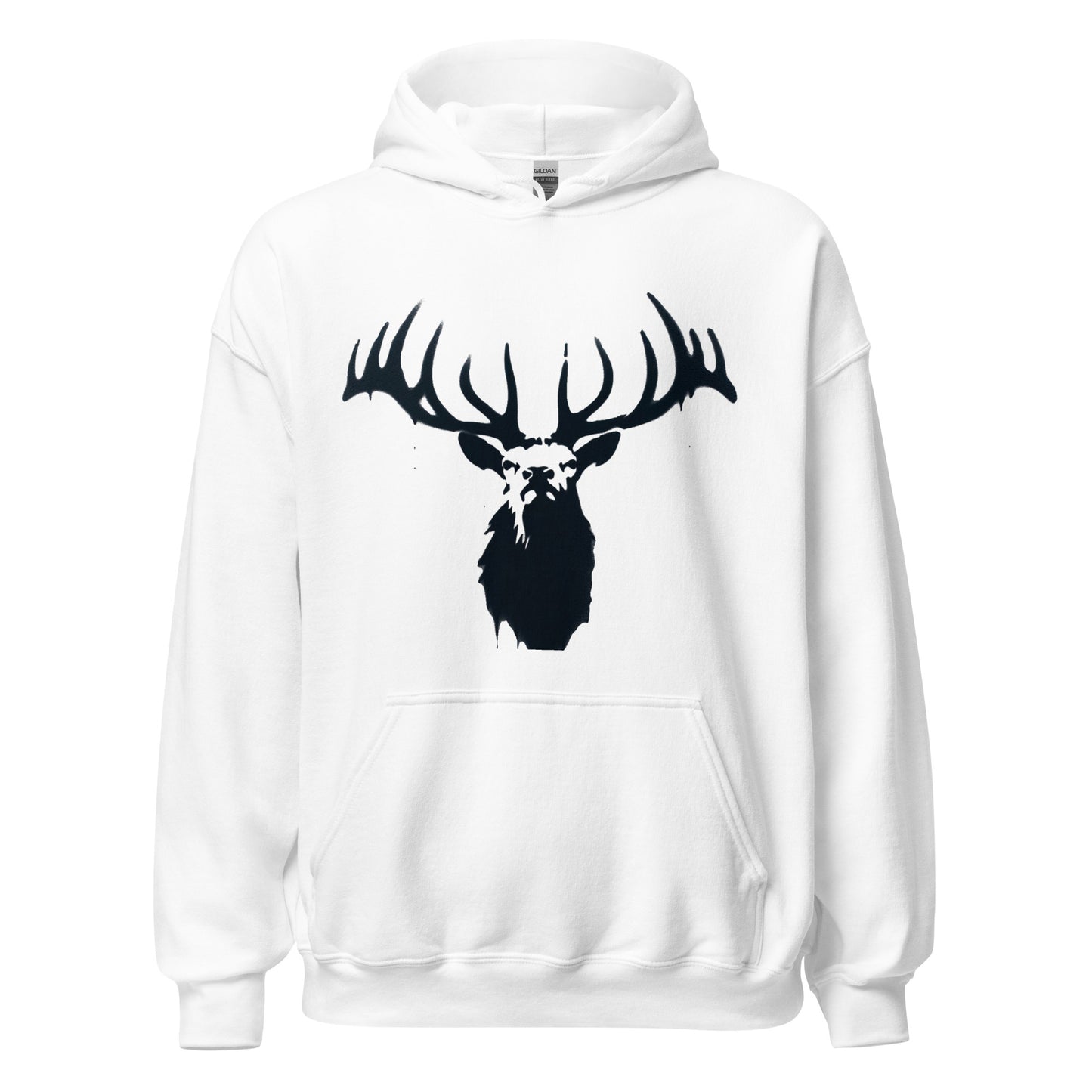 Shadowed Majesty Elk Head Hoodie